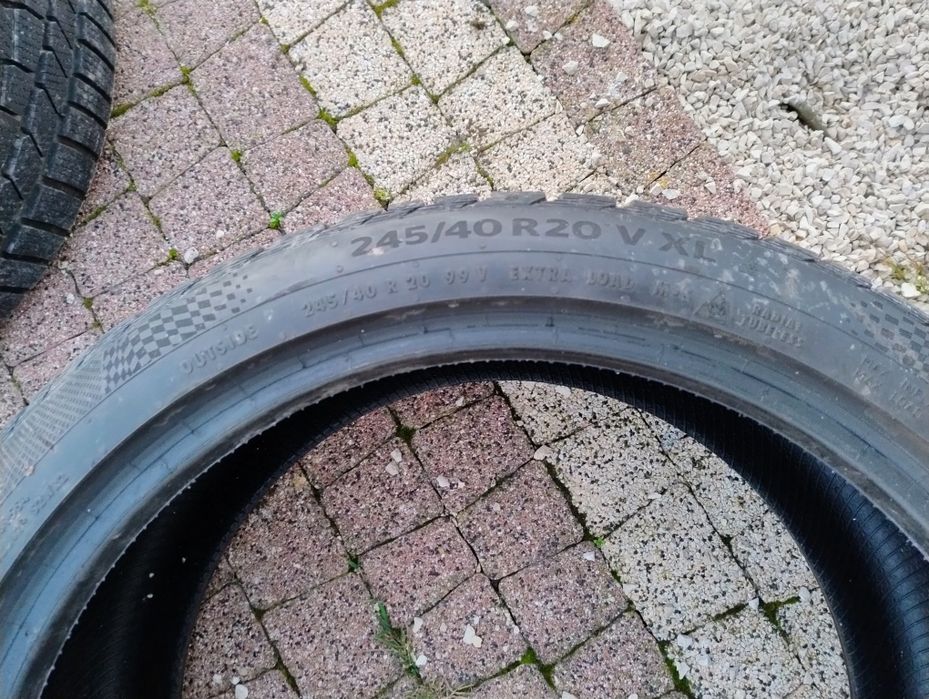 Opony zimowe runflat Continental 20 cali 2x275/35 2x245/40