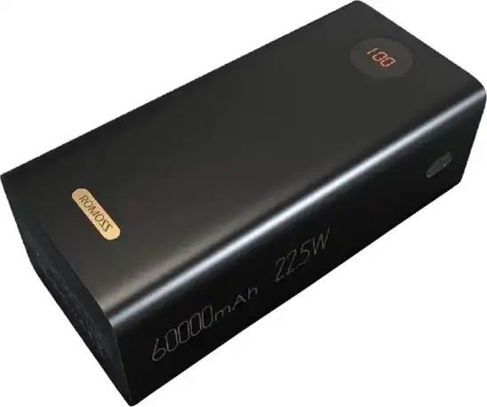 Портативка Акумулятор універсальний Romoss PEA60 60000mAh Black