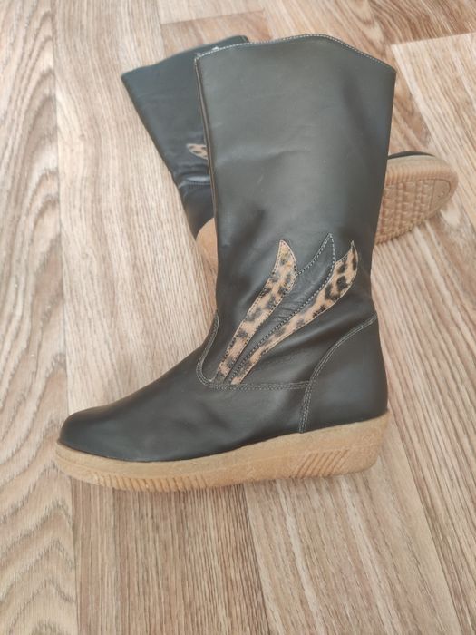 Сапоги зимние из натуральной кожи