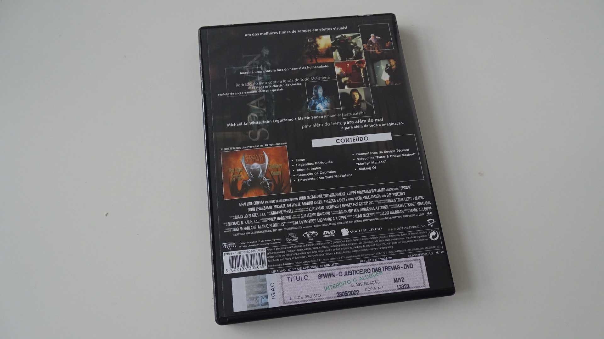DVD - Spawn - RARO