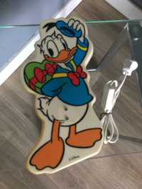 Disney Kaczor Donald lampa kinkiet lata 70