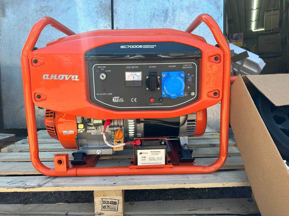 Генератор однофазний бензиновий GC7000E - 7 кВт - доставка безкоштовна
