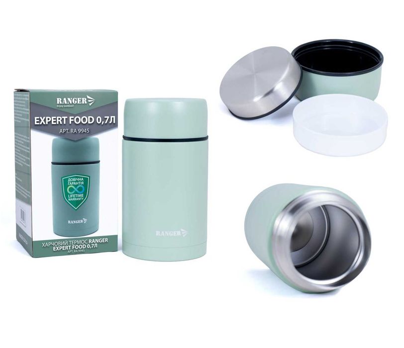 термос для еды из нержавейка Ranger Expert Food 0,7 оливковый
