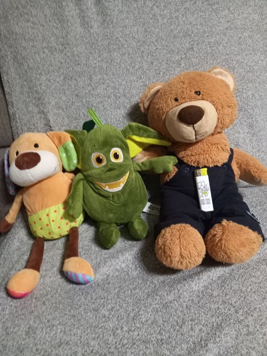 Pluszak misfits miś ok.50 cm fabryka miśków i pies prezent mikołajki