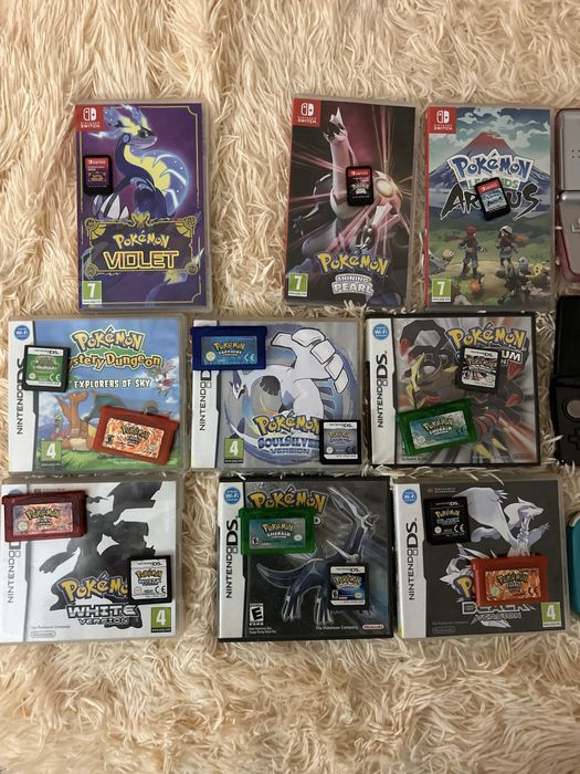 Coleção Pokemon e consolas