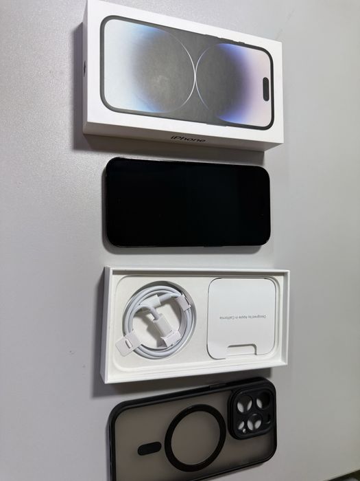 iPhone 14 pro 128 GB Czarny/Bateria 100%/BEZ RAT/GRATISY/Wrocław sklep