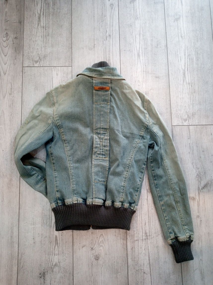 Jeansowa krótka kurtka, M, Mango Jeans