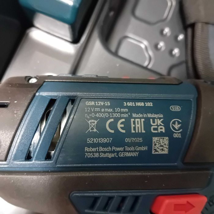 Wkrętarka BOSCH GSR 12V-15 + Walizka  . NOWY