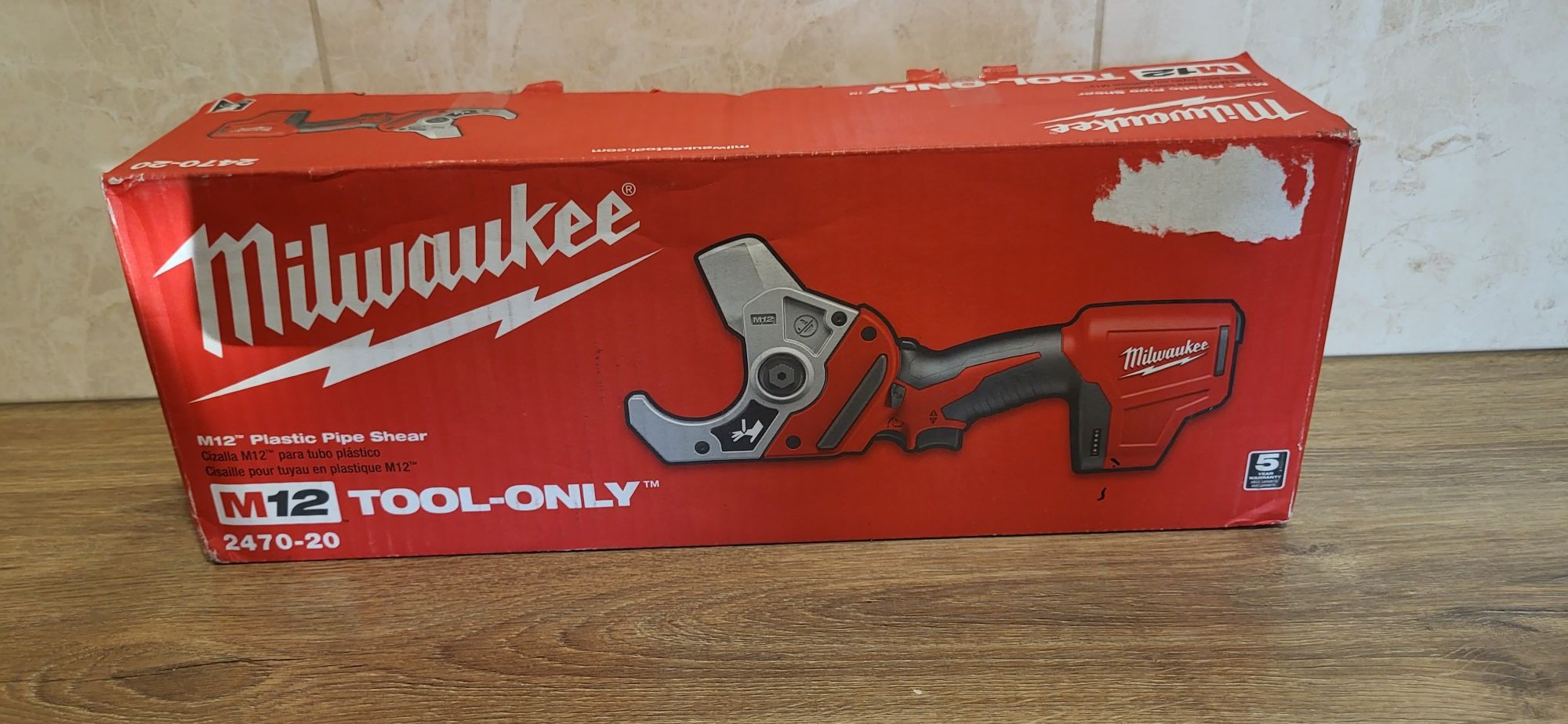 Milwaukee 2470-20 M12 Акумуляторный труборез, резак для труб