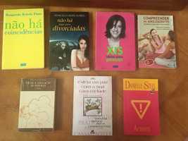 Livros autoajuda/educação (M. Rebelo Pinto, D.Steel) Vários preços