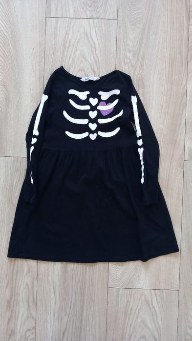 Halloween sukienka H&M przebranie strój dziewczynka 6-8 lat