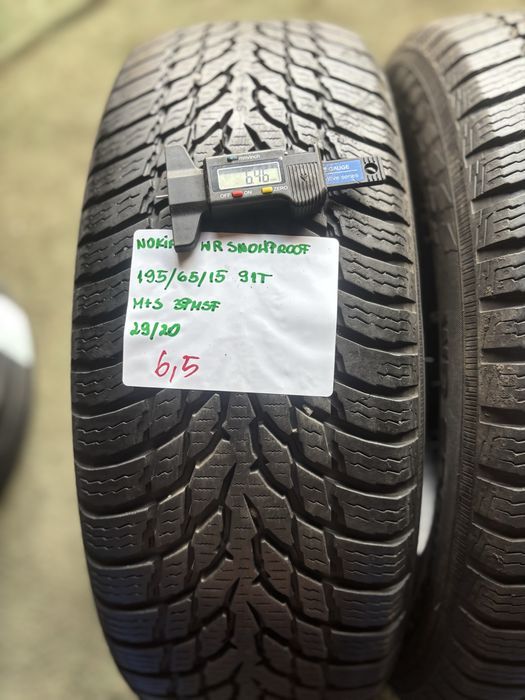 2x 195/65R15 91T NOKIAN WR SNOWPROOF opona zimowa M+S 3PMSF
