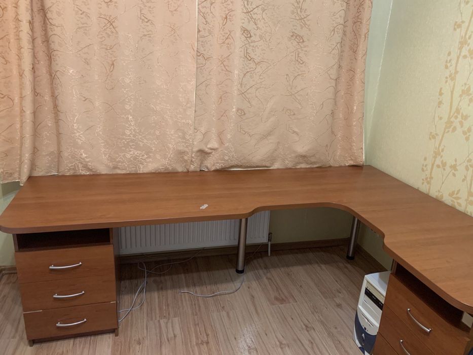 Стіл на два робочих місця письмовий вугловий