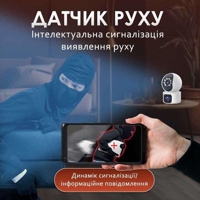 Відеоняня з датчиком руху радіоняня з нічним режимом і мікрофоном