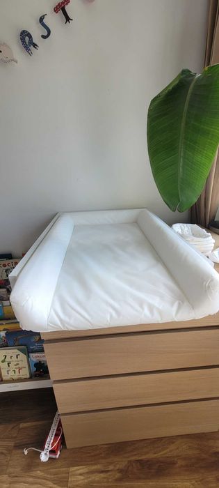 Przewijak na komodę Ikea Malm biały