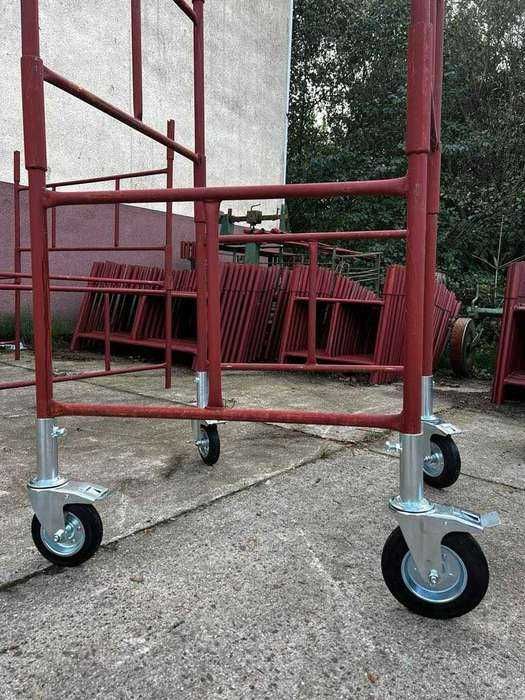 Rusztowania warszawskie Komplet 4szt kółka do o z hamulcem 160mm 200mm