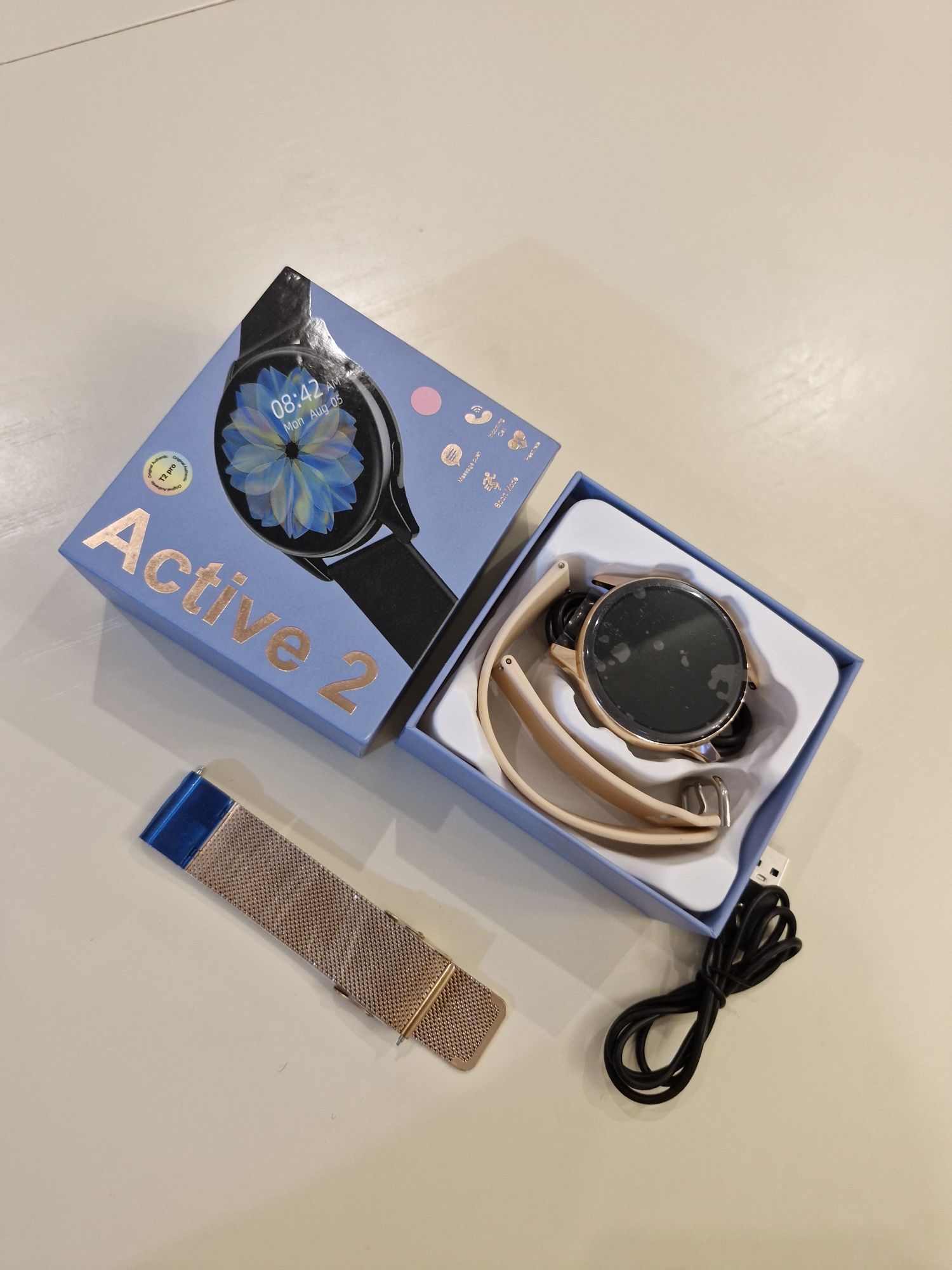 Zegarek damski smart watch 2 bransoletki