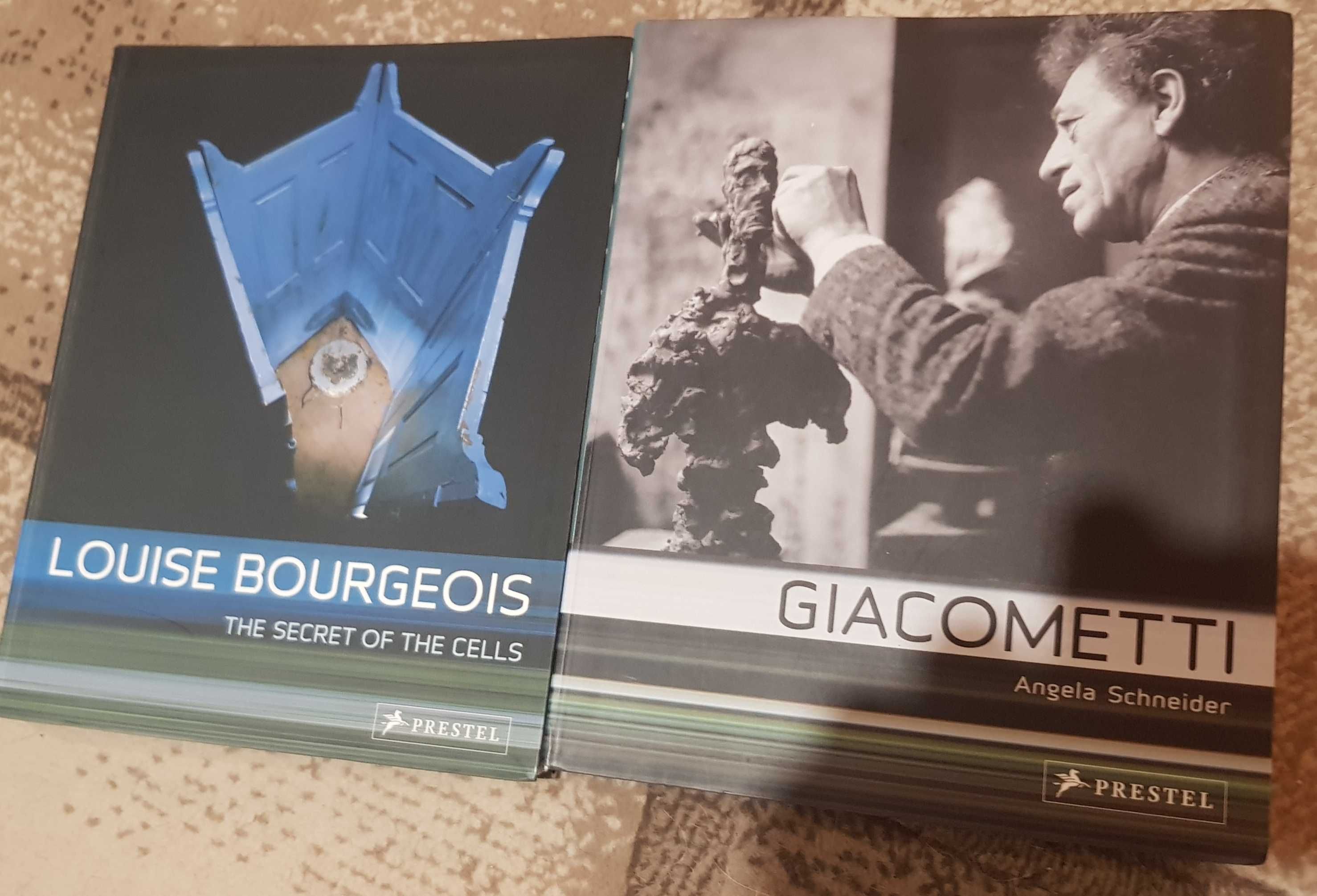 Livros arte Giacometti e Bourgeois