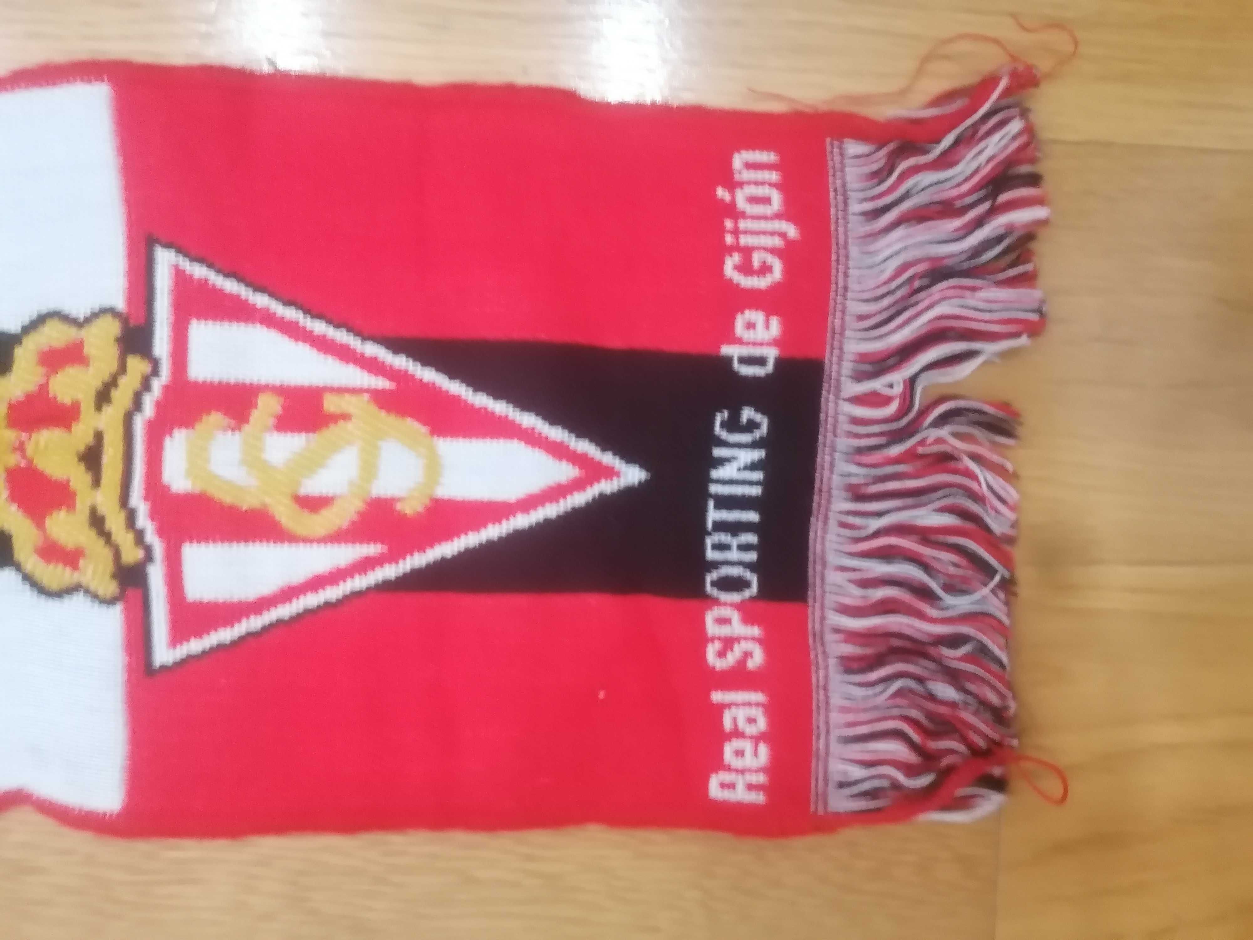 Cachecol Sporting Gijon - clube espanhol Cx51