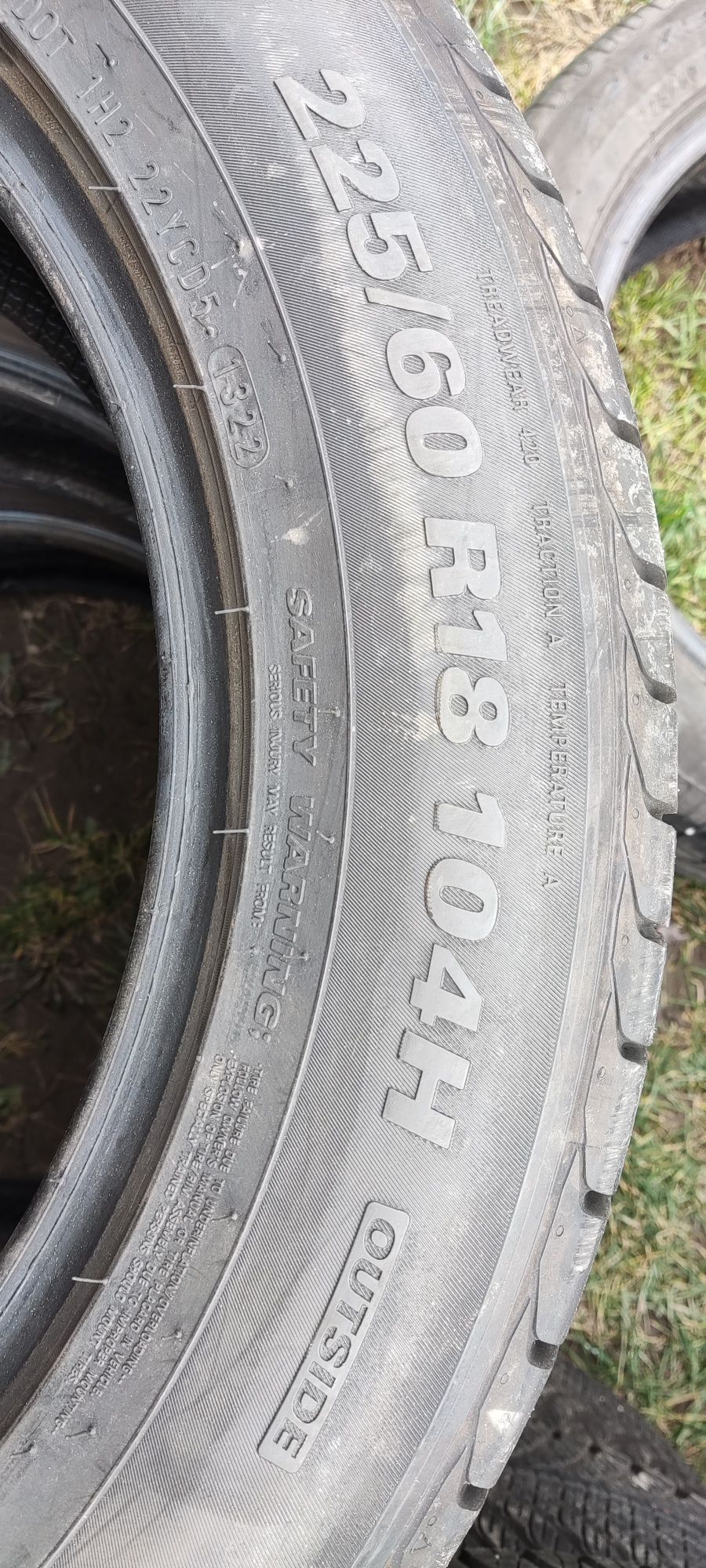 Шини 225/60 r18 Kumho нові