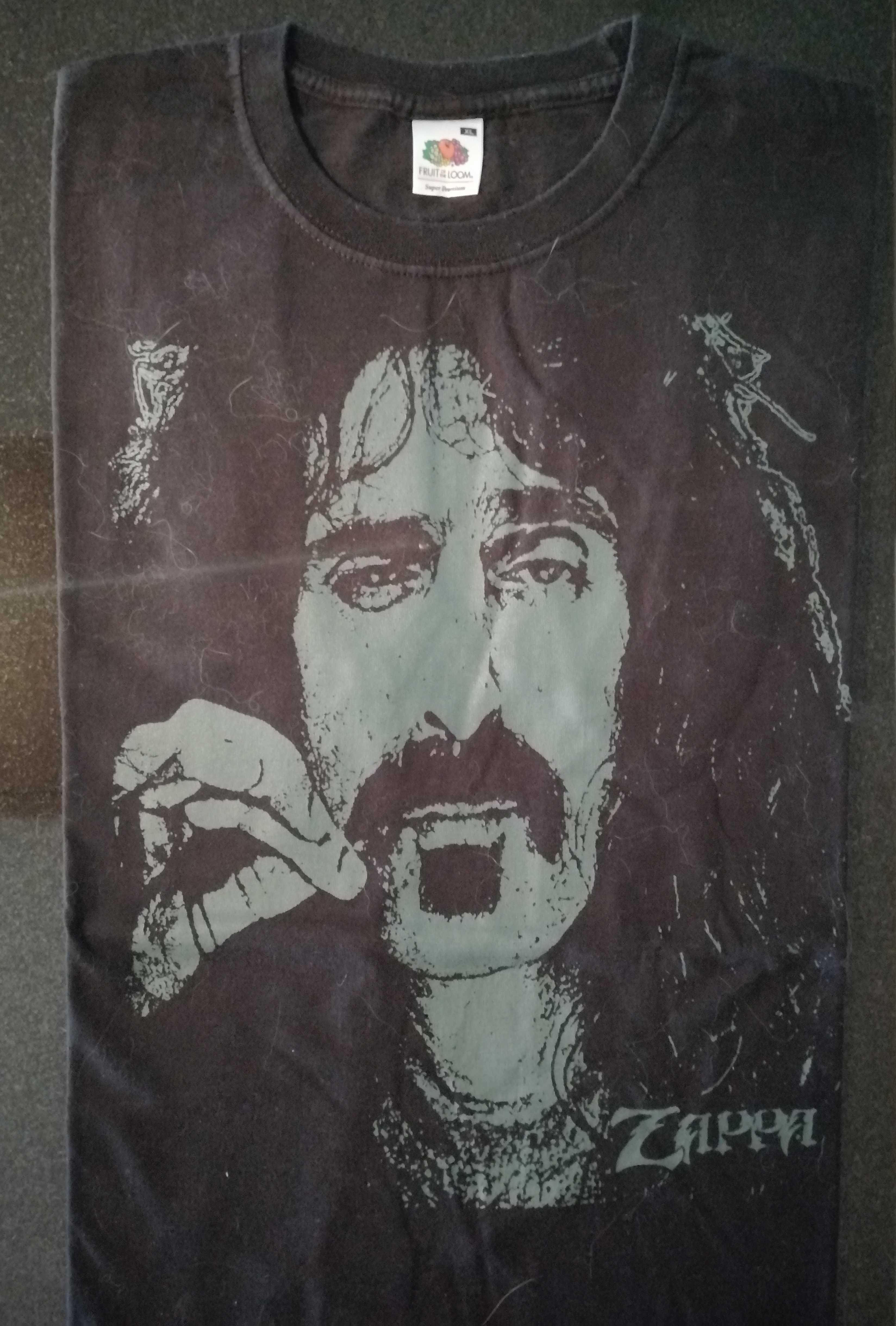 T-shirts FRANK ZAPPA, homem, manga curta, tamanhos XL e 2XL