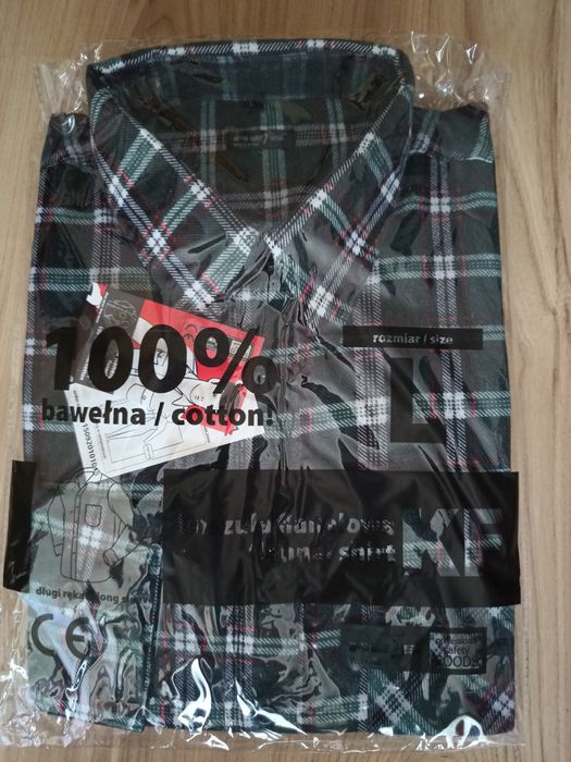 Koszula robocza, flanelowa rozm. L
