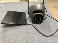 Kamera budowlana na budowe panel led karta sim