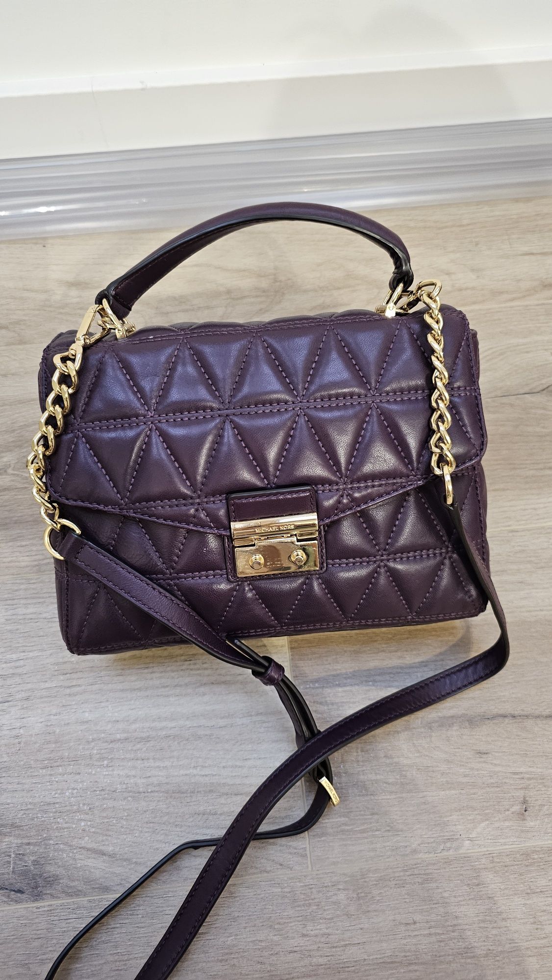 Michael kors torebka sloan crossbody śliwka