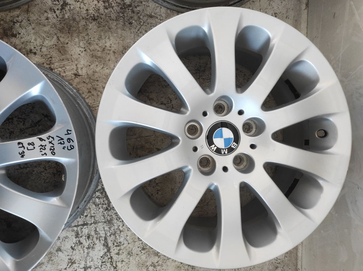 469 Felgi aluminiowe ORYGINAŁ BMW R 17 5x120 otwór 72,5 Bardzo Ładne