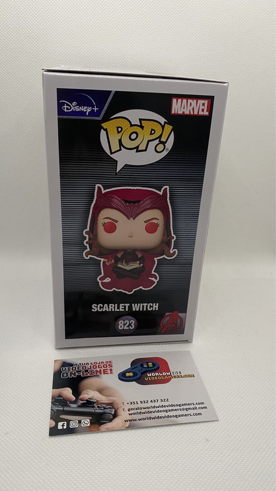 Funko pop scarlet witch wandavision 823 gitd entertainment  earth