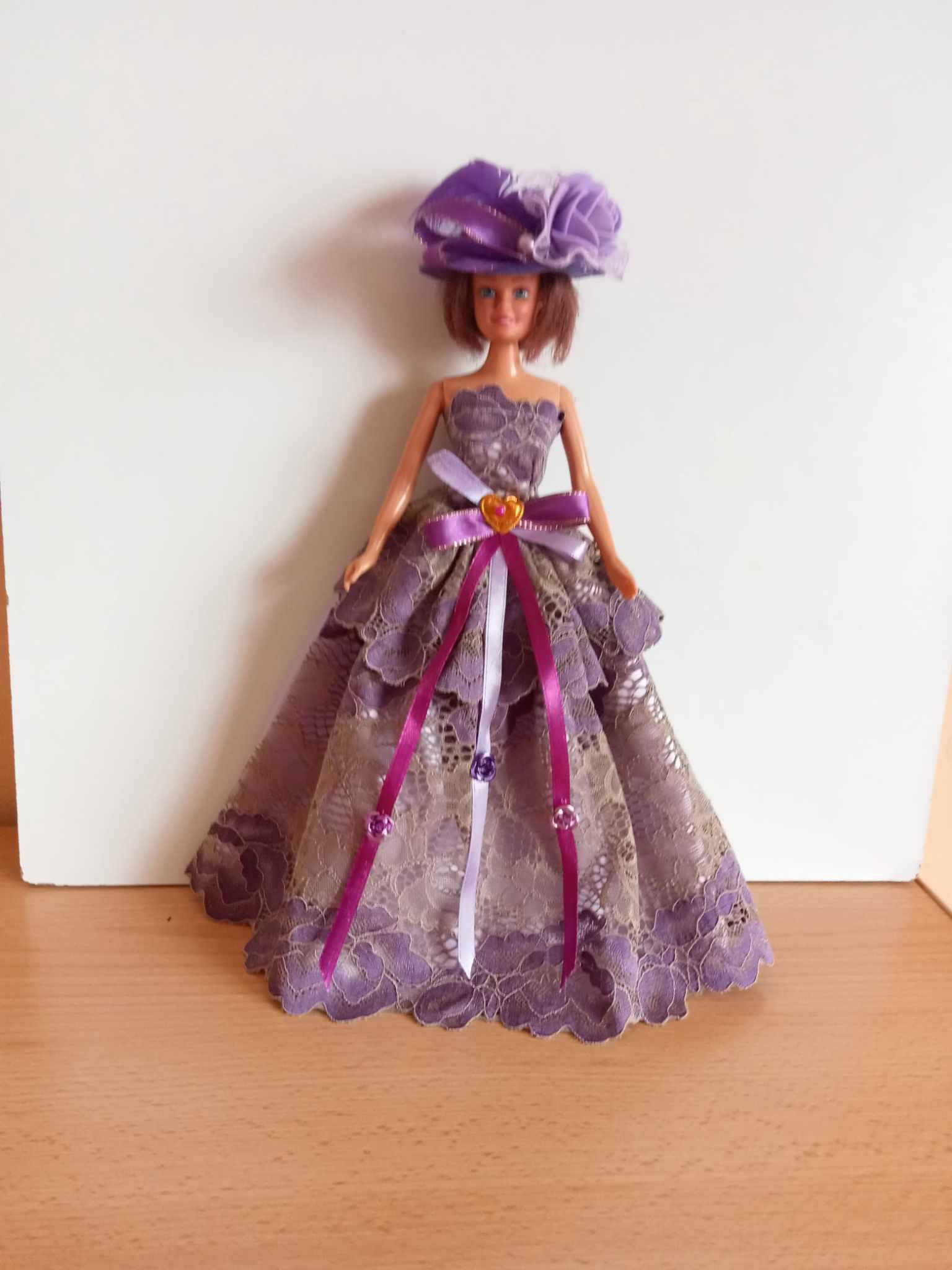 Ubranka dla lalki barbie suknie długie balowe dla księżniczki