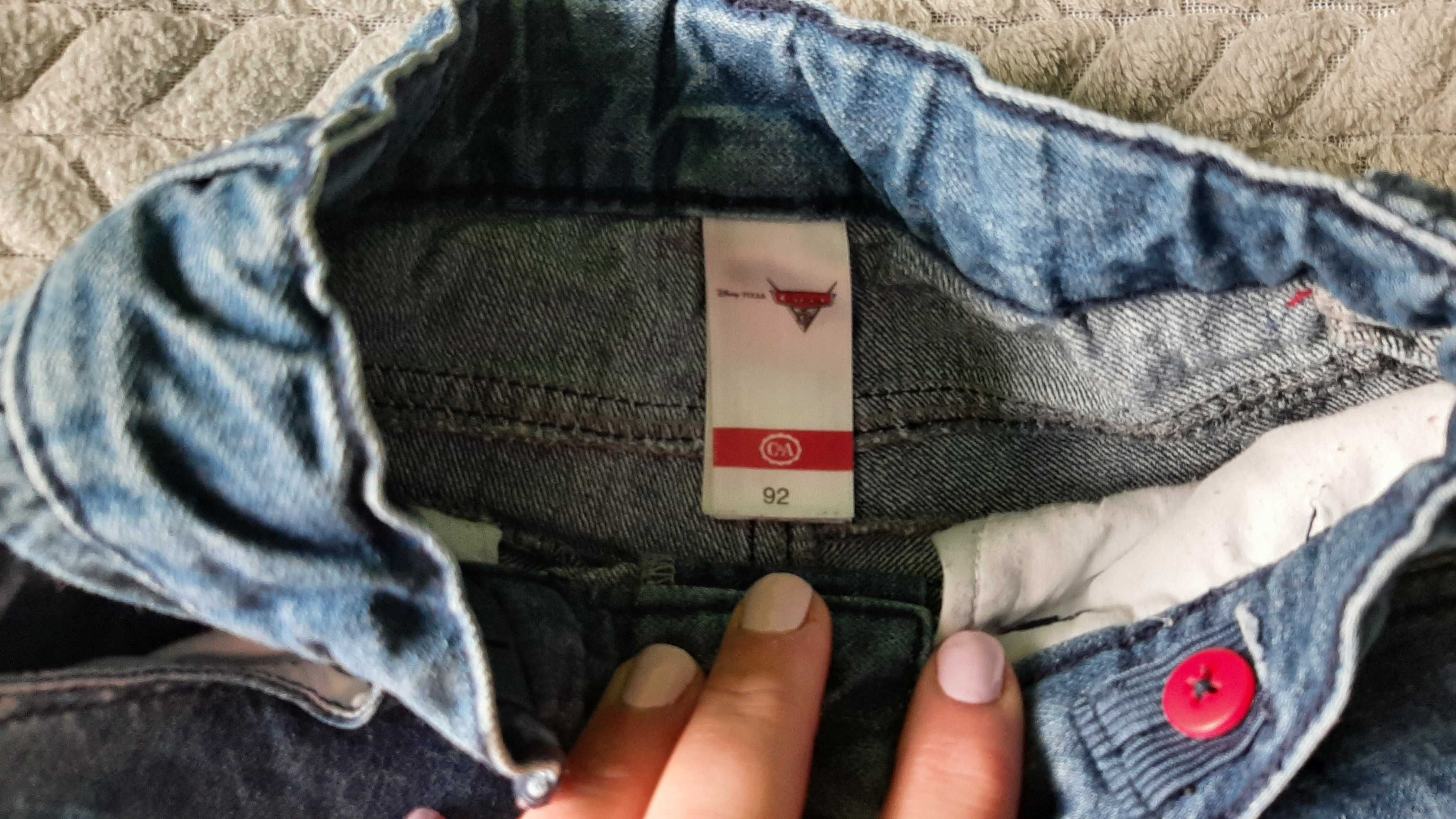 Jeansy chłopięce C&A, McQueen roz 92