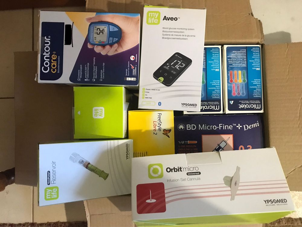 Глюкометр. MYLIFE Aveo система вимірювання рівня цукру в крові.