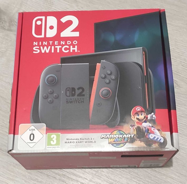 Nintendo Switch 2 + Mario Kart World (Nova e Selada)