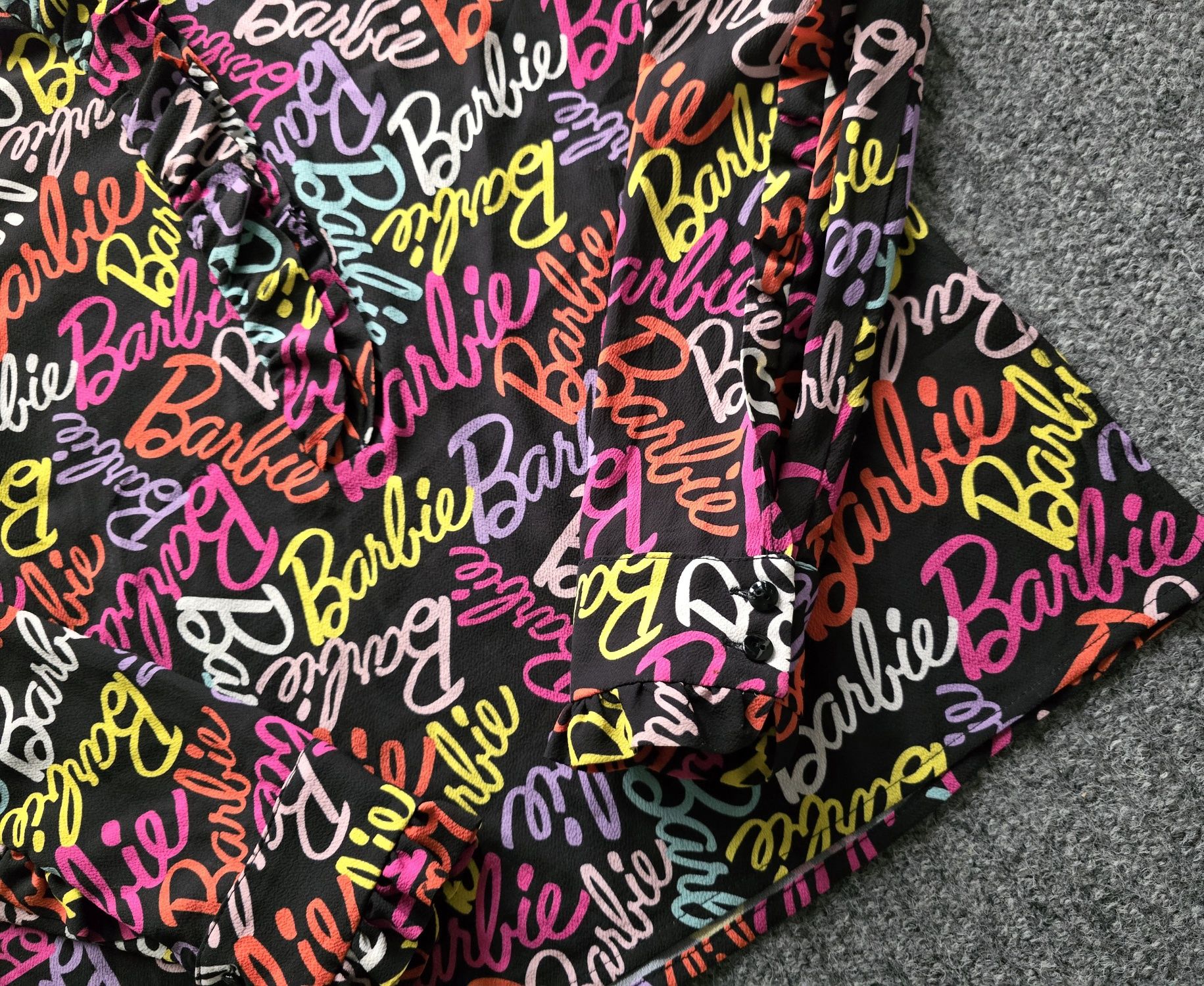 Kolorowa koszula oversizowa Bizuu Barbie S