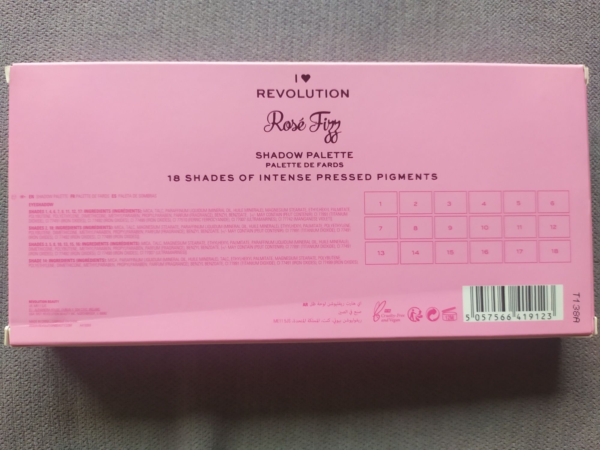 Nowa_Makeup Revolution Rosé Fizz Chocolate Palette Paleta Cieni do Pow