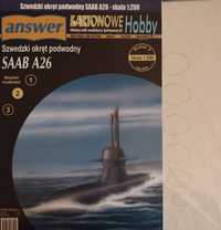 Model kartonowy Answer Saab A 26 lasery