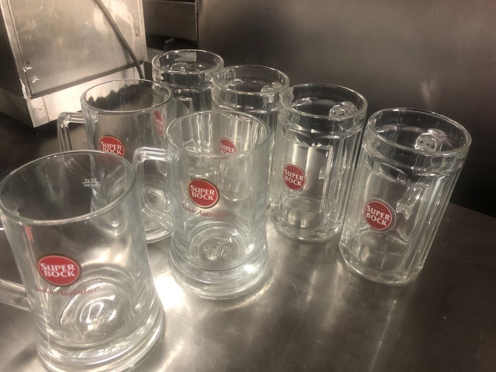 Canecas SUPER BOCK de 0.50cl varias