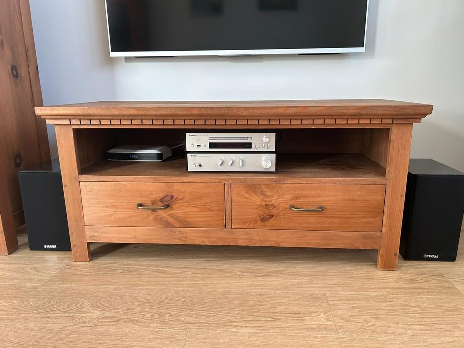 Szafka rtv lite drewno 120cm