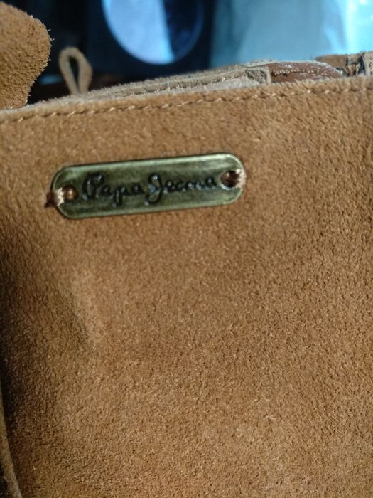 Ботинки, ботильоны. Новые, фирмы Pepe Jeans, натур замш, р 41,ст.26см.