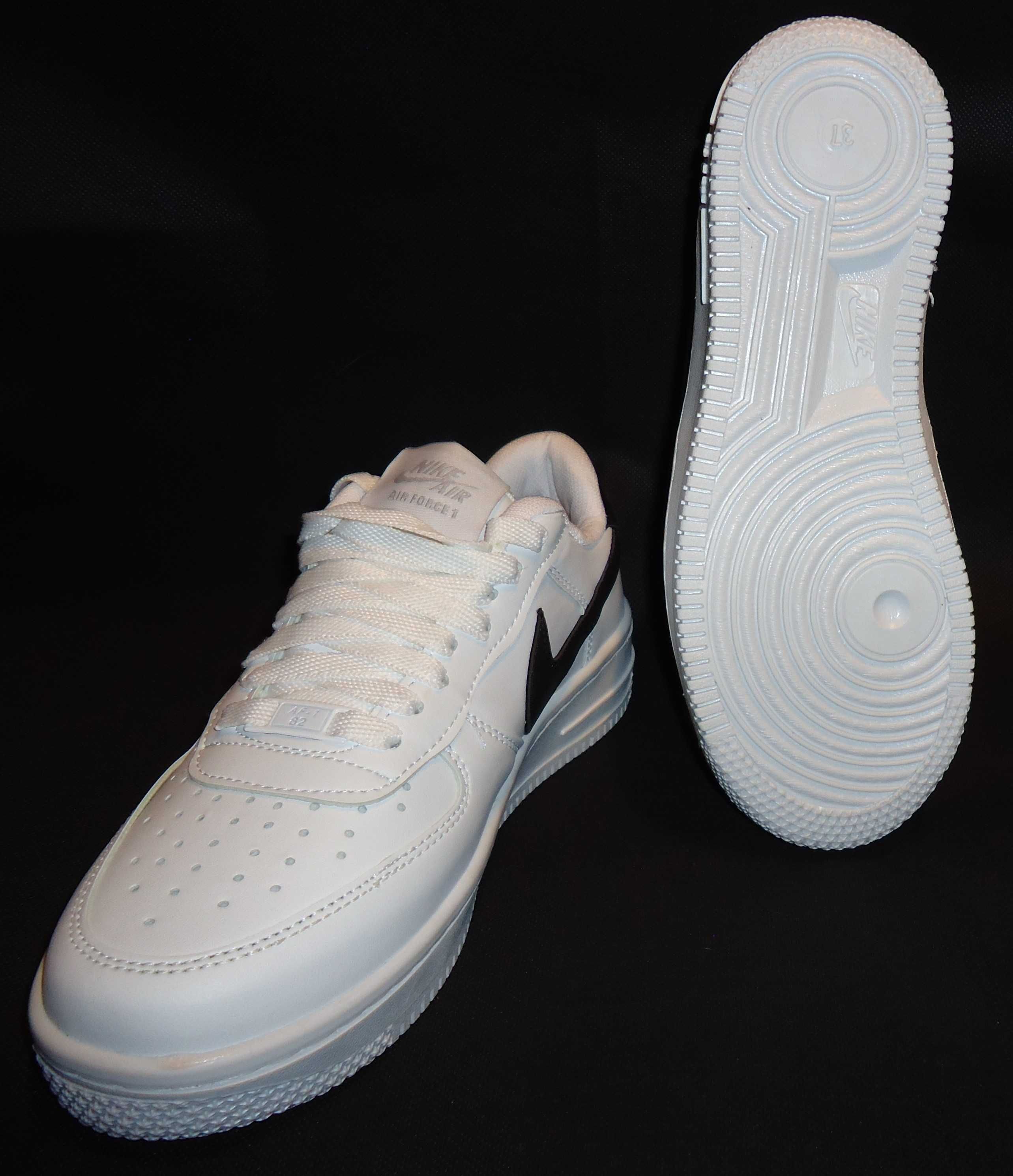 AIR FORCE 1 Nike (36 - 45) biało/czarny - 99zł !!!