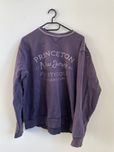 fioletowa bluza vintage wygodna zwykła z nadrukoem basic