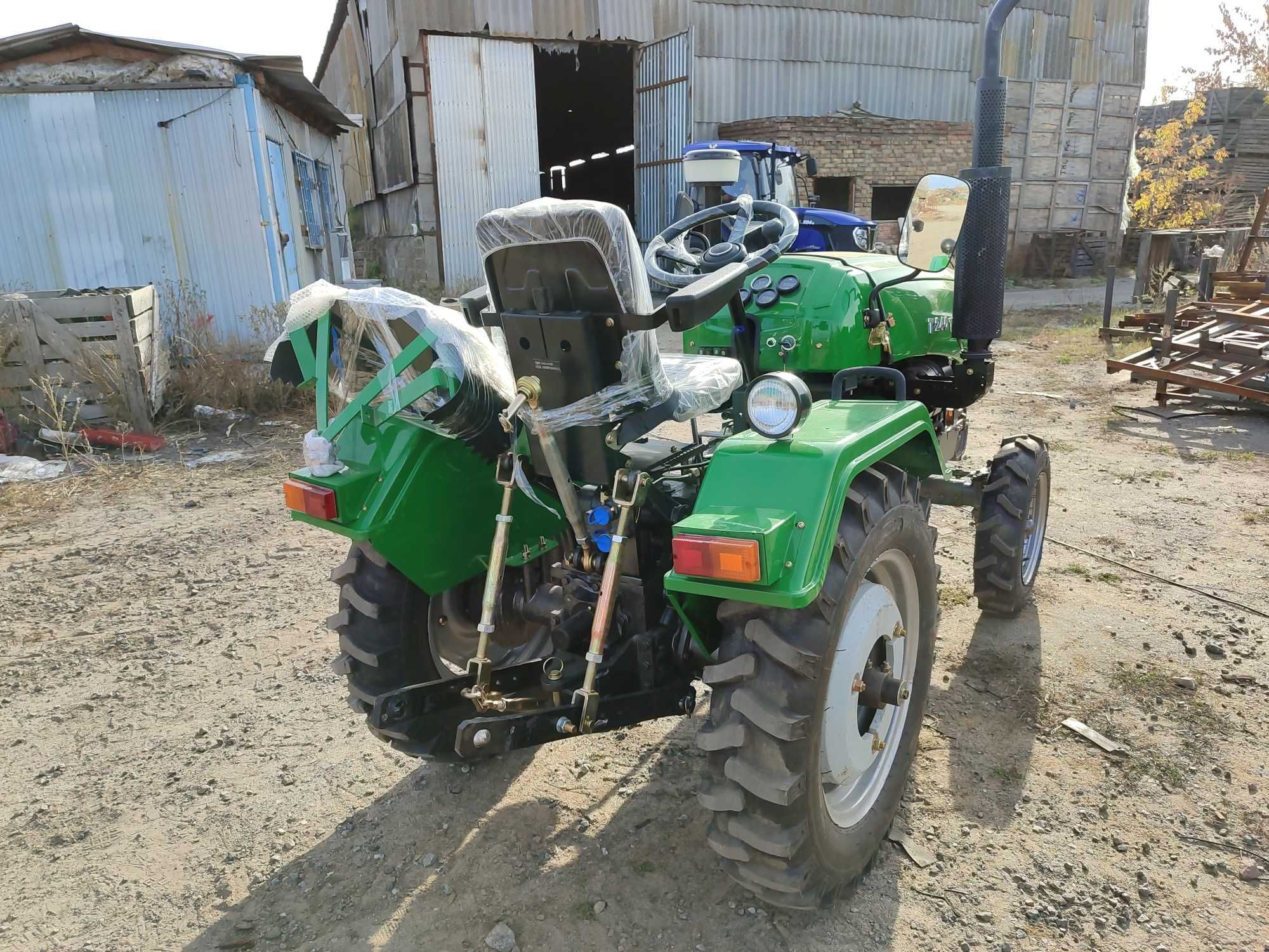 Трактор Синтай ТРК 240 синий/зеленый доставка за наш счет