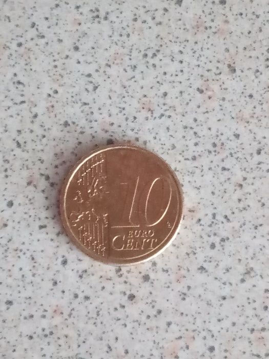 Монета 10 Euro Cent Греция 2016 г.