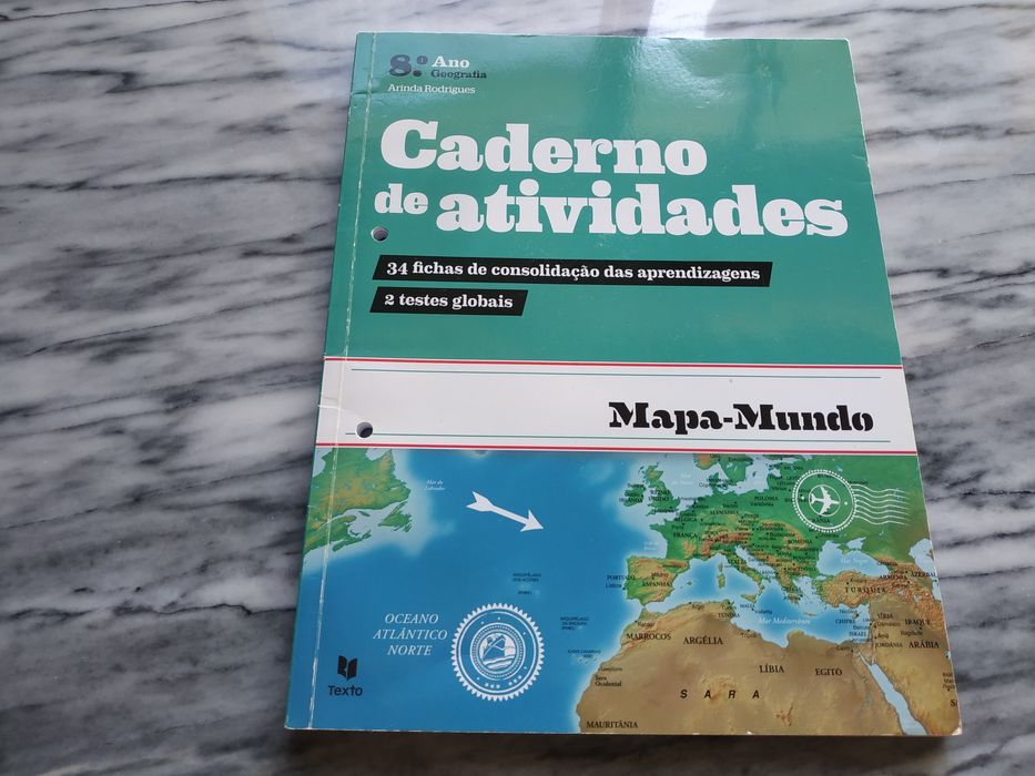 Livro atividades Mapa Mundo 8 ano.