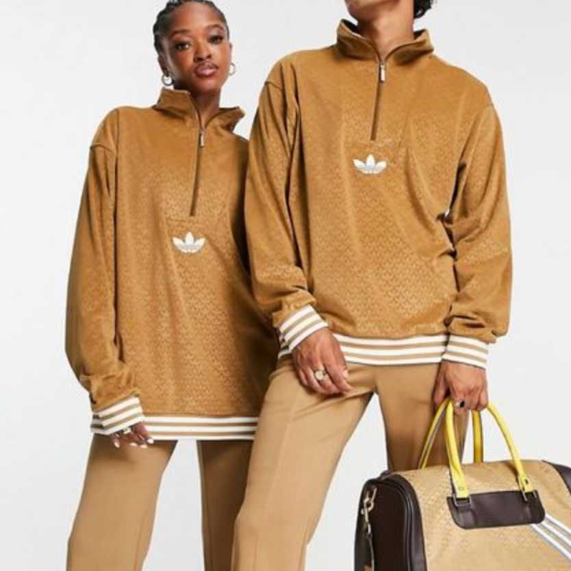 Bluza Adidas Originals Adicolor 70s  Velour Welurowa Velvet Unisex