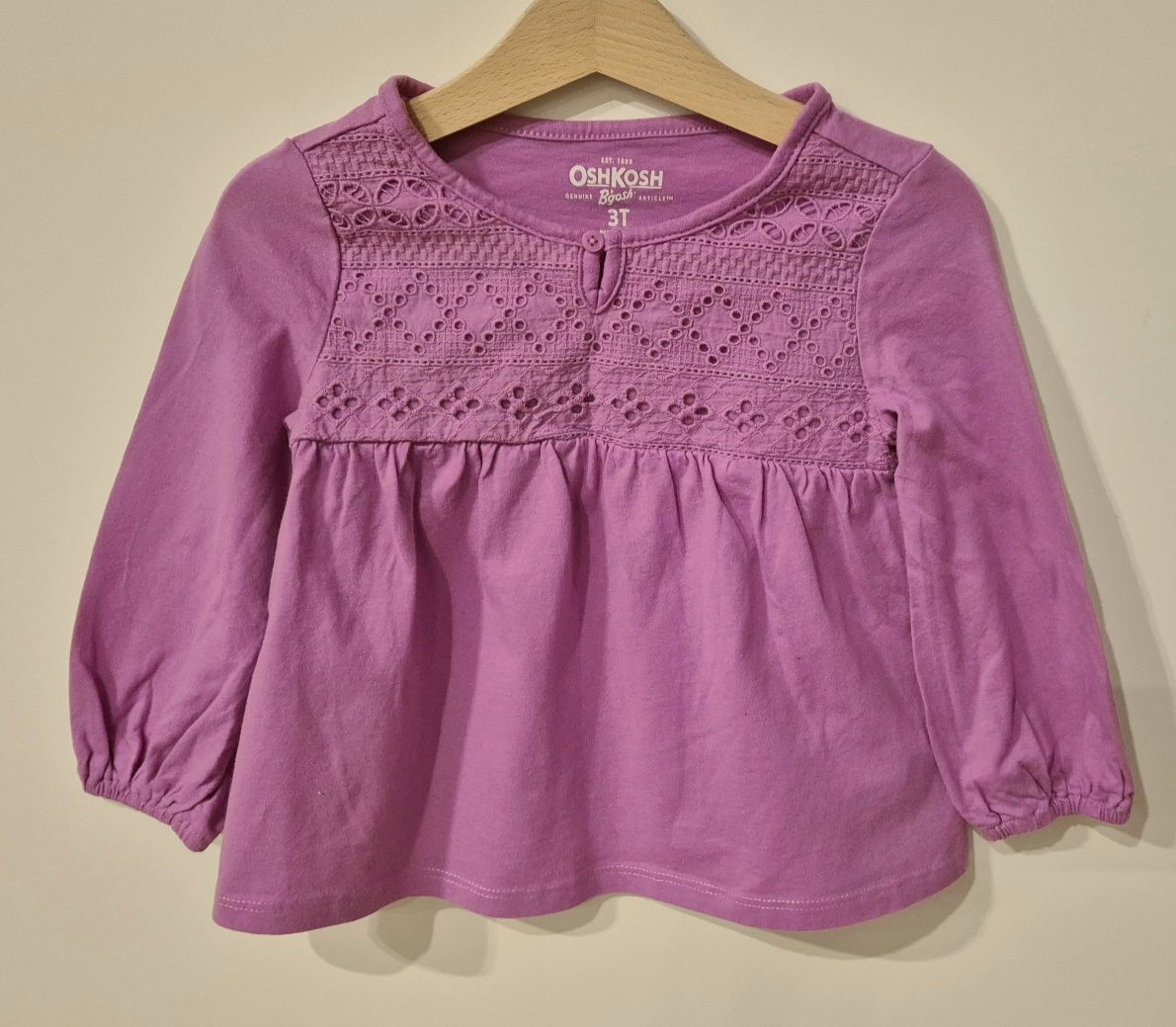 98 104 elegancka bluzeczka 3 latka oshkosh tunika bluzka dziewczęca