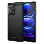 Carbon Case etui do Xiaomi Redmi Note 12 Pro+ silikonowy czarny