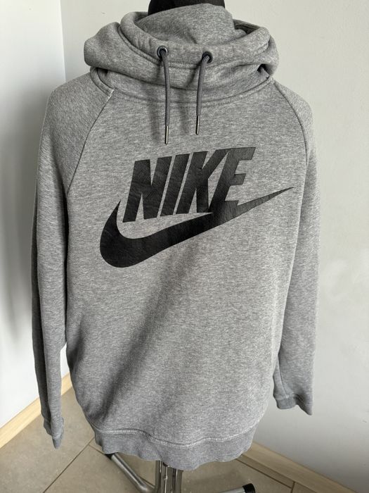 Nike bluza damska, kaptur r. L kangurka swoosh, extra stan  oversize