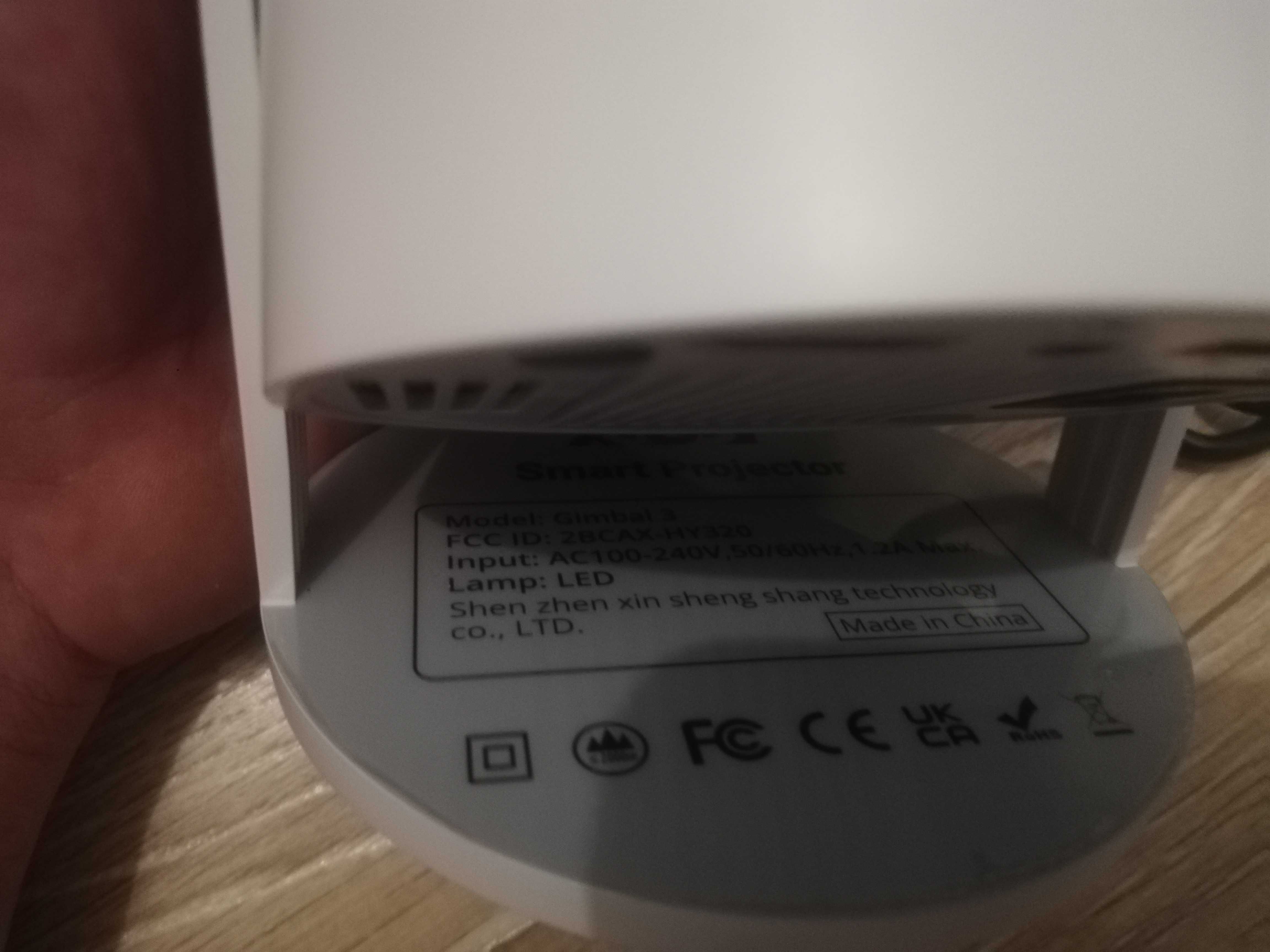 Projektor LED XGODY Gimbal 3 biały